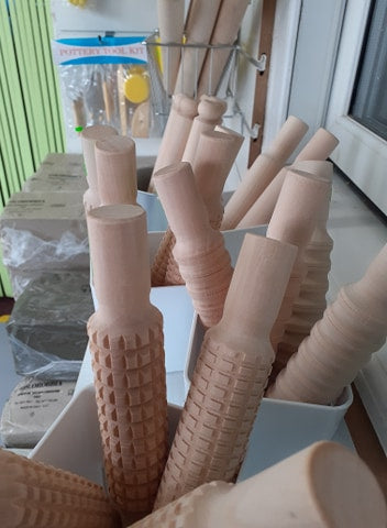 Small Smooth Rolling Pin CLY