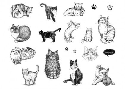 Mayco Designer Silkscreen: Cats ONLINE EXCLUSIVE