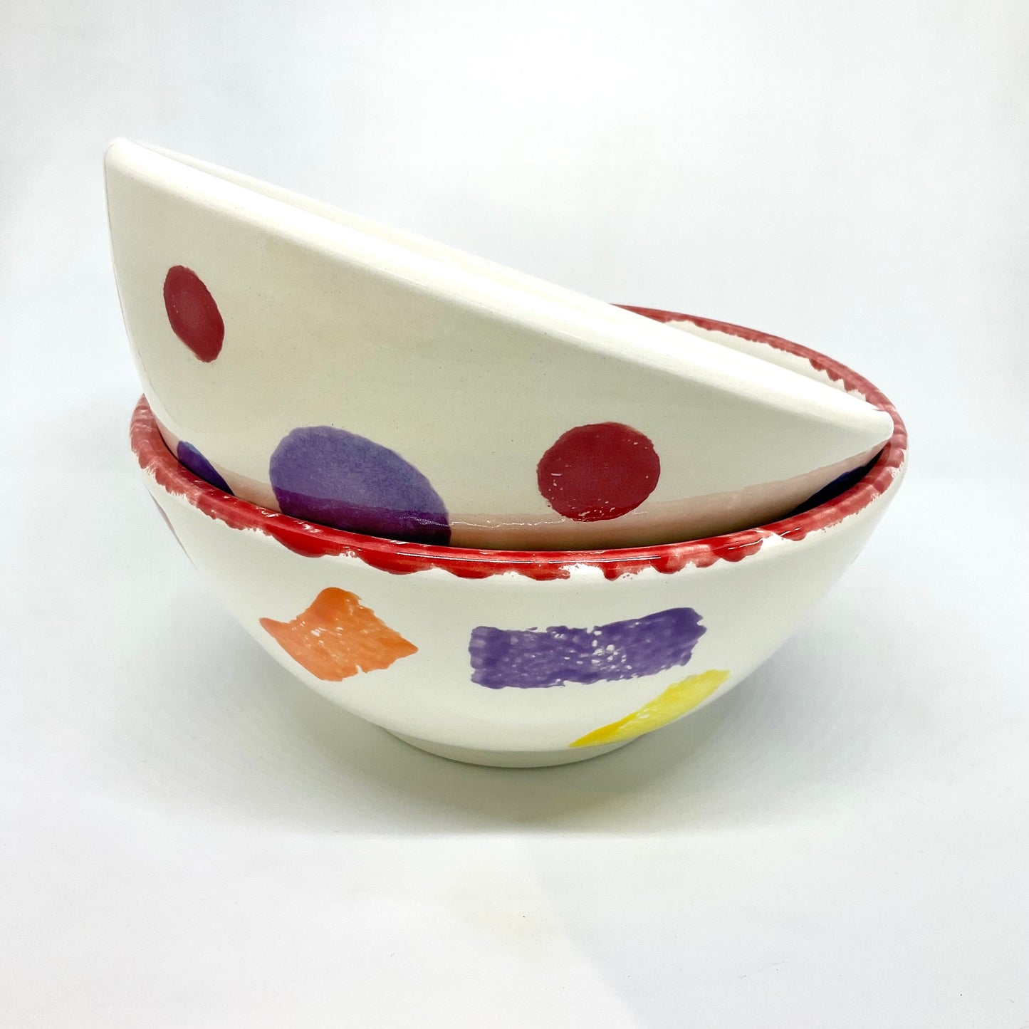 Hand Painted Large PEGGY Cereal Bowl GFT
